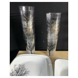 CORELLE USA DISHES - 8 DINNER PLATES, 8 LUNCHEON,