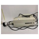 ORECK XL SMALL VAC W/ HOSE, END IS TAPED