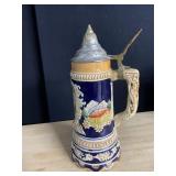 GERMAN STEIN WITH MUSIC BOX