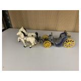 VINTAGE REPLICA HORSE DRAWN WAGON