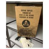 CIVIL DEFENSE CRACKERS 2-12 LB. 4 OZ CANS