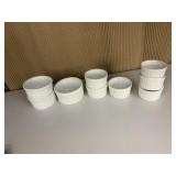 WHITE CERAMIC RAMEKINS