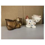 CAT & SQUIRREL FIGURINES BRINN