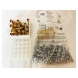 HEAVY BAG OF LEAD BULLETS LIKELY 6 LBS. PLUS