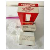 100 ROUNDS OF 45 LC AMMO SOME SEMI WADCUT AND