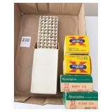 ASSORTED 38 AND 32 S+W AMMO 250 ROUNDS VINTAGE