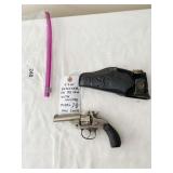 REVOLVER WITH LEATHER HOLSTER SW 32 CAL 1.5 MODEL