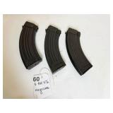3 AK 47 MAGS