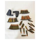 52ROUNDS OF 7.62 AMMO AND SOME SPEED RELOADERS