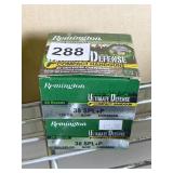 40 ROUNDS OF 38 SPL 125 GR SELF DEFENSE AMMO