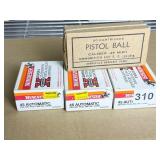 110 ROUNDS OF 45 ACP FACTORY LOADS 60 ROUNDS ARE