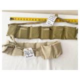 2 BANDOLIERS BOTH FULL OF 7.62 MILITARY AMMO