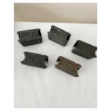 M1 GARAND CLIPS YES THEY MAKE THE NOISE 5 TOTAL