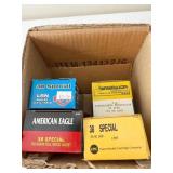 ASSORTED 38 SPL AMMO 130 GR MOSTLY LEAD