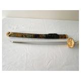 VERY NICE COND. ASIAN SWORD WHITE HANDLE 440