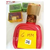 300 PLUS BULLETS OF 6MM LEAD