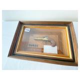 BELIEVED TO BE 1840S PERCUSSION BRASS FRAME DOES