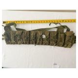 18 STRIPPER CLIPS OF 7.62 AMMO IN A NYLON CLOTH