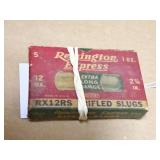 VINTAGE 12 GA SLUGS 4 ROUNDS AND 25 ROUNDS OF 20