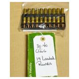 30-40 KRAG AMMO 19 ROUNDS WOTH 10 ROUNDS OF 8MM