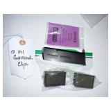 1911 MAG WITH 2 GARAND CLIPS AND A GLOCK ASSEMBLY