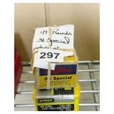 47 ROUNDS OF 38 SPL AMMO WITH A FULL BOX OF