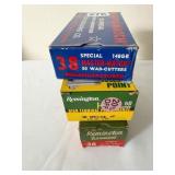 29 ROUNDS OF 38 SPL WITH 40 ROUNDS OF MATCH AMMO