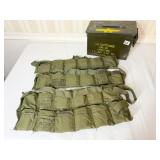 4 SETS OF 30 CALIBER BANDOLEERS 8 ROUND CLIPS 6