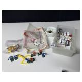 FOOTBALL FIGURES, PAINTS ETC.