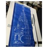 58"L BLUE PRINT