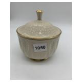 LENOX CANDY DISH 24-GOLD