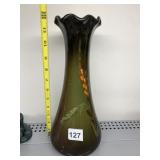 ROSEVILLE VASE EARLY 1900S RUFFLE EDGE
