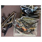 2 BOXES VARIOUS HANGERS