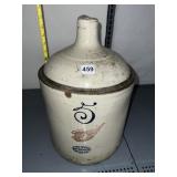 RED WING STONEWARE 5 GALLON JUG HAS FEW CHIPS