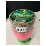 COLORFUL DUCT TAPE 4 ROLLS