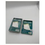 FOR SALES ORDER CARBONLESS RECEIPTS FOR PACKS 300