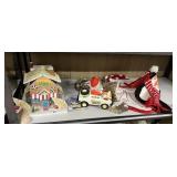 CHRISTMAS HOUSES SANTA IN CAR ETCETERA