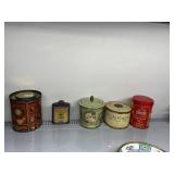 TINS INCL. DUSTING POWDER, BOWER