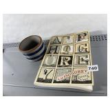 AMPHIGORY EDWARD GOREY BOOK, IRONSTONE STRIPED