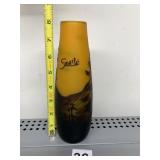 GALLE 8-INCH-HIGH VASE