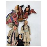 VINTAGE DOLLS SOME DAMAGE AS SHOWN