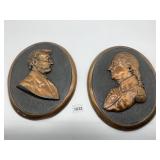 ABRAHAM LINCOLN AND GEORGE WASHINGTON WALL