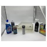 FOX , FILLED WITH SOME CLEANING PRODUCTS