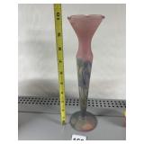 REUVEN ART GLASS BUD VASE