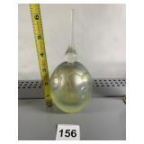 ART GLASS PERFUME SIGNED EICKHOLT ON BASE W/