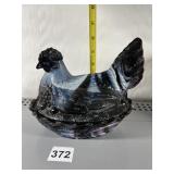 L. W. WRIGHT EARLY AMERICAN SWIL GLASS NESTING