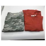 TWO SHIRTS  LONG SLEEVE CAMO