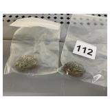 ANTIQUE EGYPTIAN SCARAB TWO PIECE