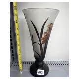 ART NOUVEAU STYLE CAMEO GLASS WITH FLOWER