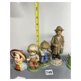 OCCUPIED JAPAN FIGURES, NAPOLEON FIGURES ETC.